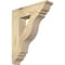 Ekena Millwork Funston Traditional Rough Sawn Bracket, Douglas Fir, 4"W x 18"D x 22"H BKT04X18X22FST01RDF - alternate 1